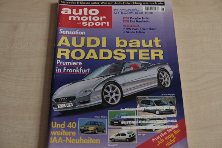 Deckblatt Auto Motor und Sport (09/1995)